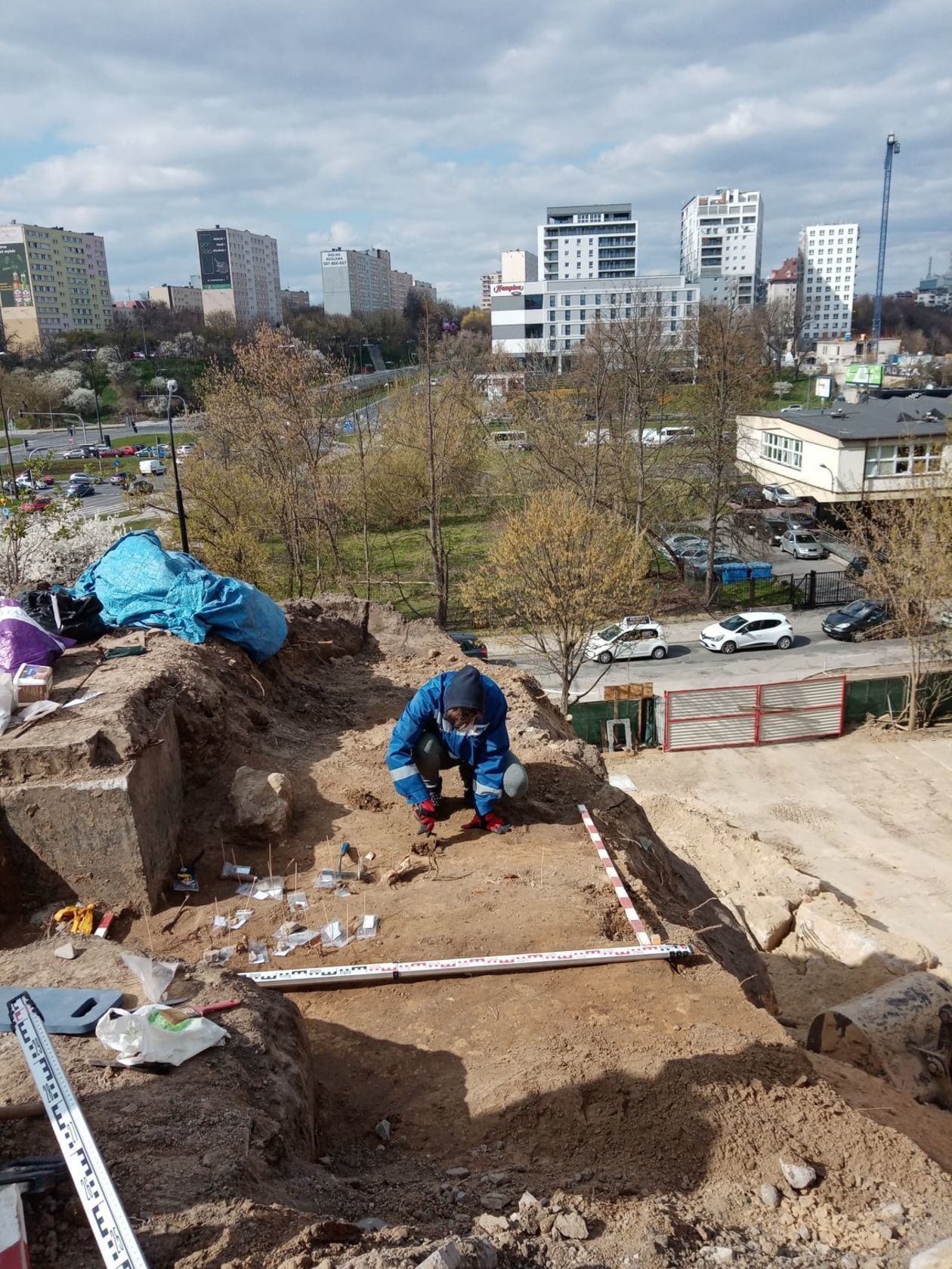 Odkrycie na placu budowy w centrum Lublina - Autor: WUOZ, ARCHEE