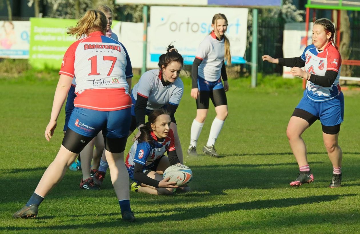  Trening drużyny rugby kobiet Amazonki Lublin (zdjęcie 1) - Autor: Maciej Kaczanowski