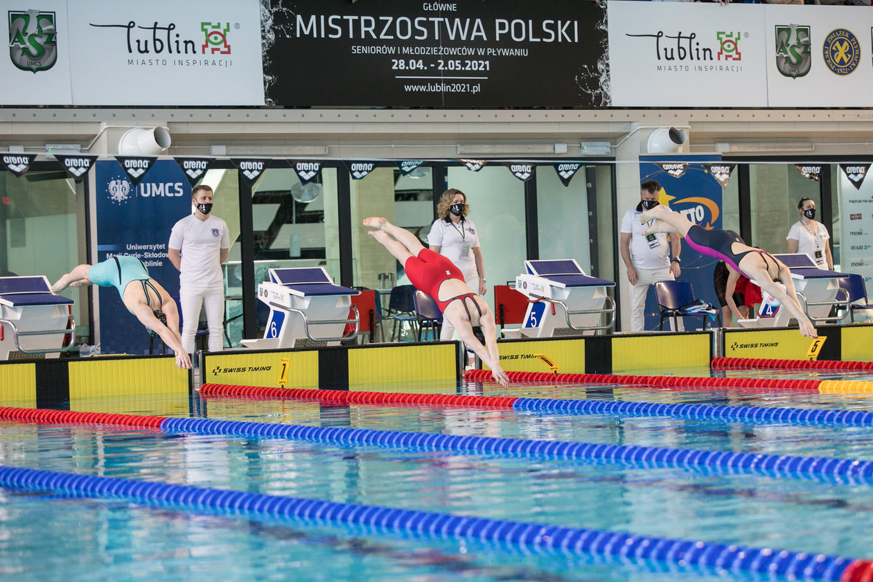  Mistrzostwa Polski w pływaniu Lublin 2021 - dzień I (zdjęcie 1) - Autor: Michał Piłat/AZS UMCS Lublin