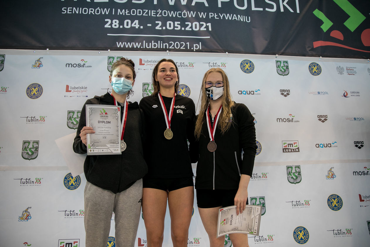  Mistrzostwa Polski w pływaniu Lublin 2021 - dzień I (zdjęcie 19) - Autor: Michał Piłat/AZS UMCS Lublin