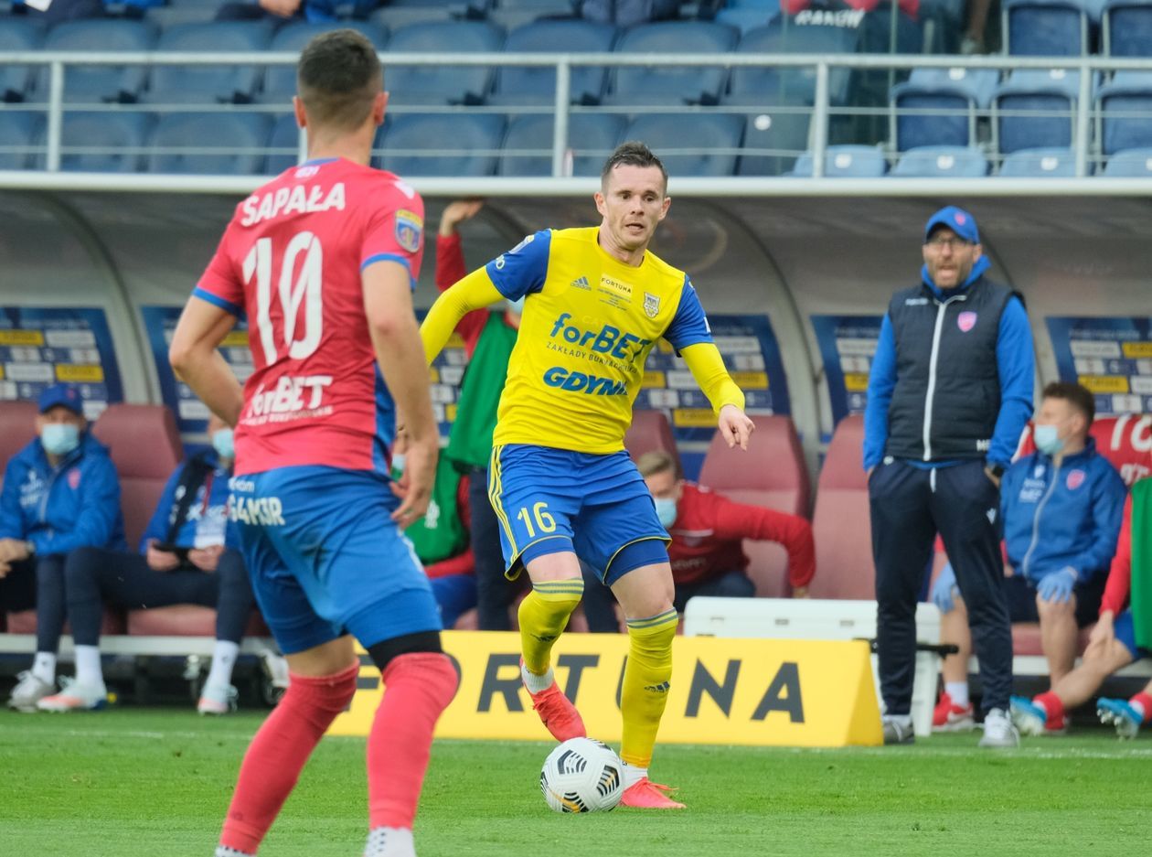  Raków Częstochowa pokonał na lubelskiej Arenie Arkę Gdynia 2 :1 i wygrał Puchar Polski (zdjęcie 1) - Autor: Maciej Kaczanowski