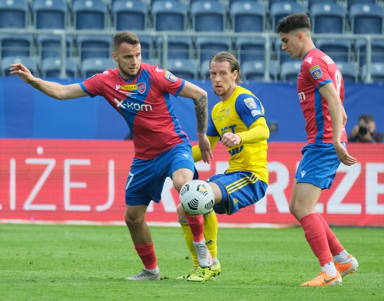  Raków Częstochowa pokonał na lubelskiej Arenie Arkę Gdynia 2 :1 i wygrał Puchar Polski (zdjęcie 1) - Autor: Maciej Kaczanowski