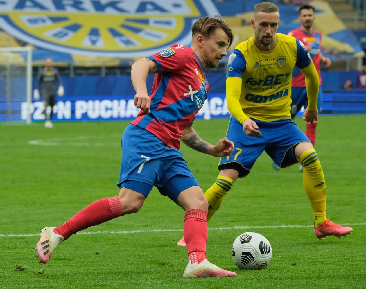  Raków Częstochowa pokonał na lubelskiej Arenie Arkę Gdynia 2 :1 i wygrał Puchar Polski (zdjęcie 1) - Autor: Maciej Kaczanowski