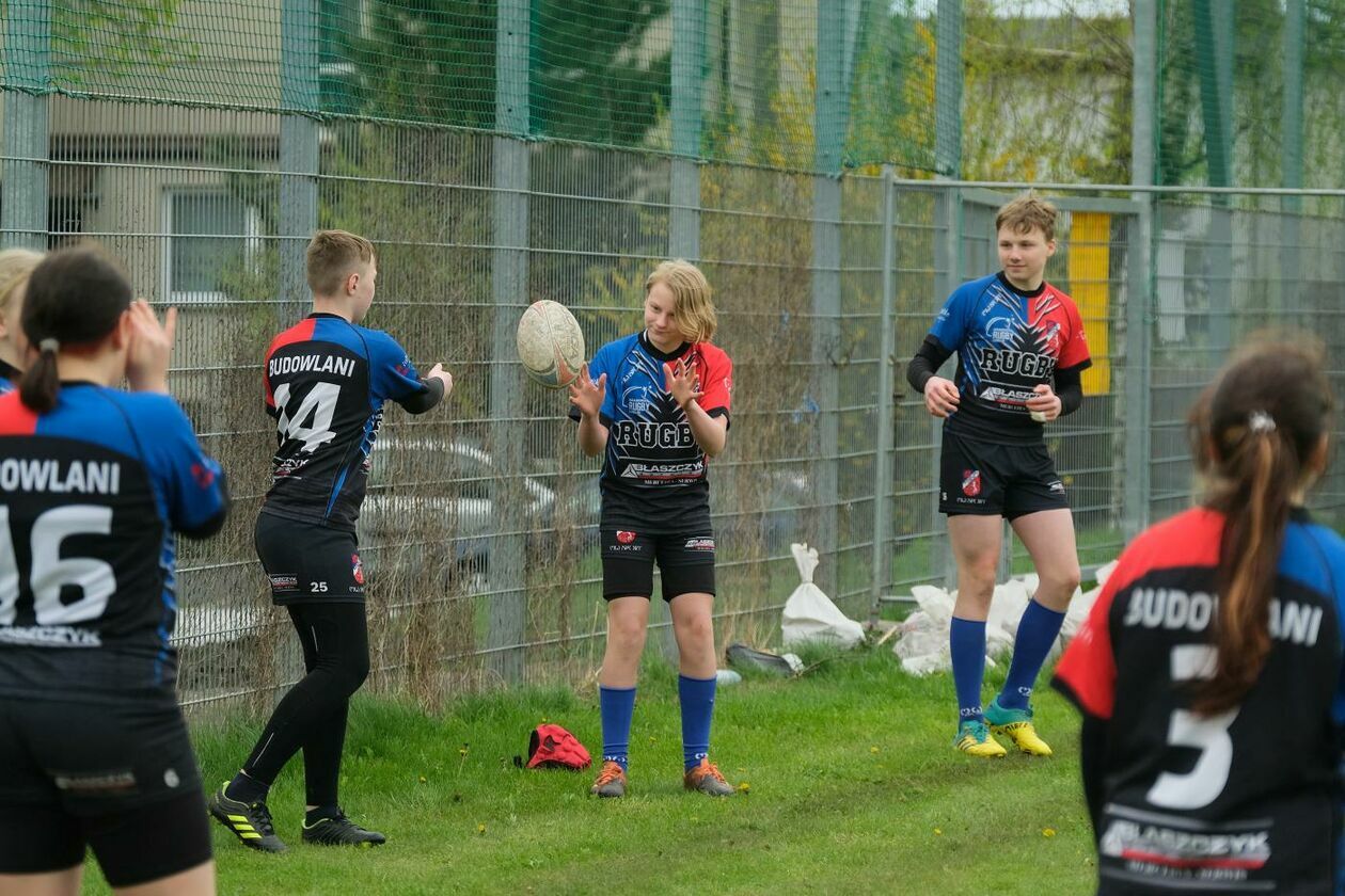  Zmagania młodych rugbystów podczas I Turnieju Lubelskiego Cebularza (zdjęcie 1) - Autor: Maciej Kaczanowski