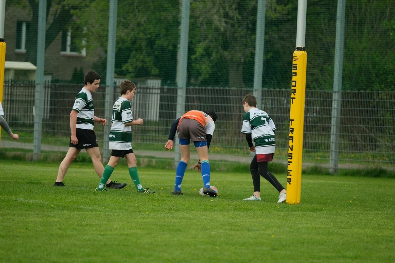  Zmagania młodych rugbystów podczas I Turnieju Lubelskiego Cebularza (zdjęcie 1) - Autor: Maciej Kaczanowski