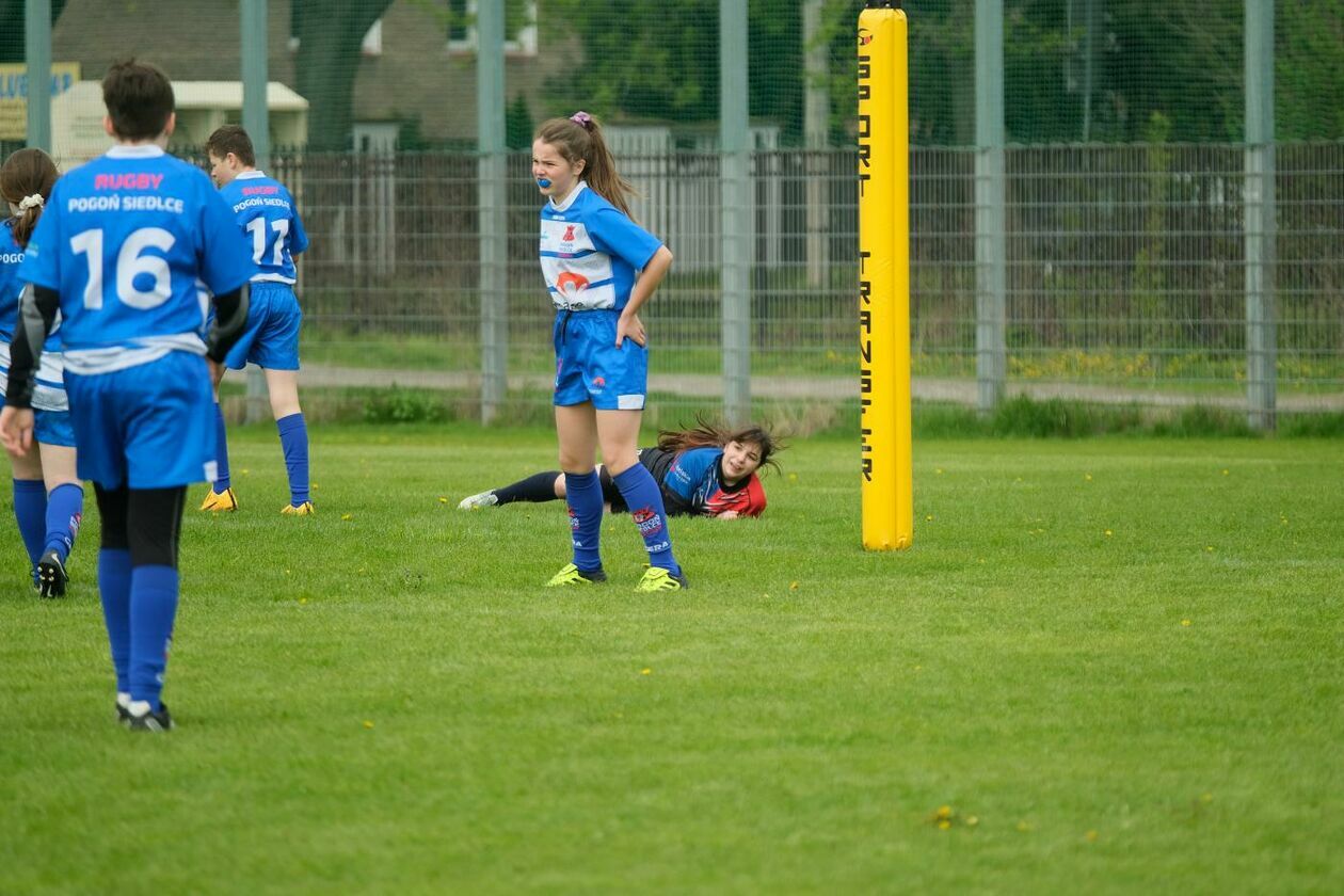  Zmagania młodych rugbystów podczas I Turnieju Lubelskiego Cebularza (zdjęcie 1) - Autor: Maciej Kaczanowski