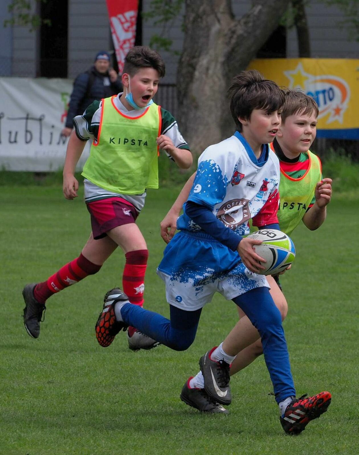  Zmagania młodych rugbystów podczas I Turnieju Lubelskiego Cebularza (zdjęcie 1) - Autor: Maciej Kaczanowski