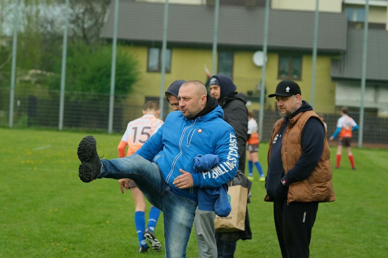  Zmagania młodych rugbystów podczas I Turnieju Lubelskiego Cebularza (zdjęcie 1) - Autor: Maciej Kaczanowski