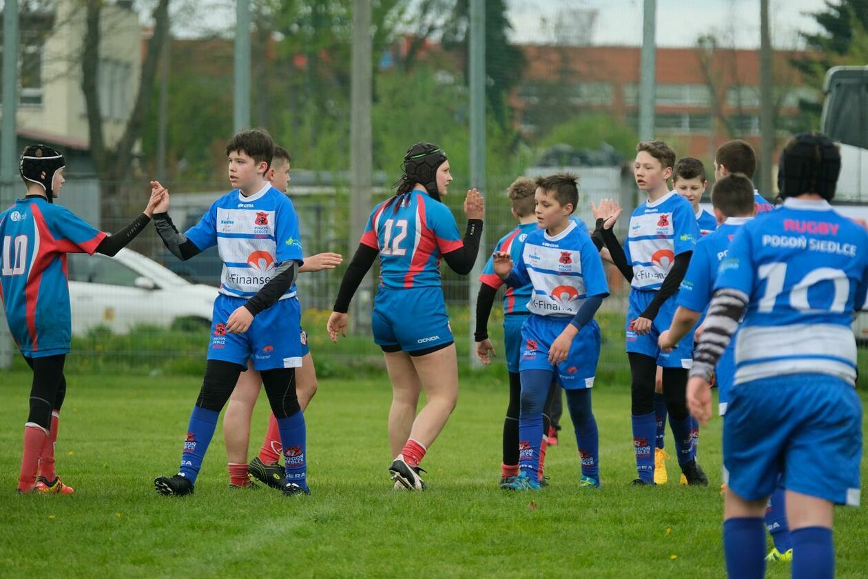  Zmagania młodych rugbystów podczas I Turnieju Lubelskiego Cebularza (zdjęcie 1) - Autor: Maciej Kaczanowski