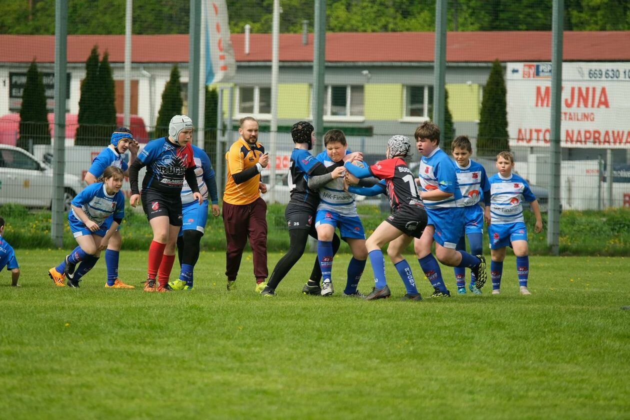  Zmagania młodych rugbystów podczas I Turnieju Lubelskiego Cebularza (zdjęcie 1) - Autor: Maciej Kaczanowski