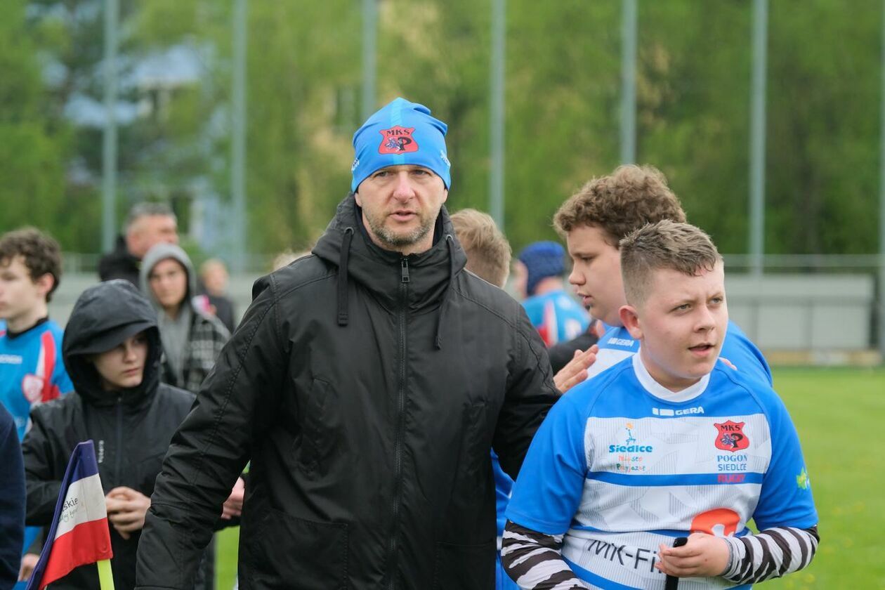  Zmagania młodych rugbystów podczas I Turnieju Lubelskiego Cebularza (zdjęcie 1) - Autor: Maciej Kaczanowski