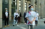 Protest pielęgniarek zs szpitala przy al. Kraśnickiej (zdjęcie 5)