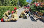 Ćwiczenia straży pożarnej w akadmiku UMCS (zdjęcie 5)