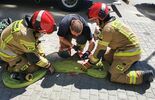 Ćwiczenia straży pożarnej w akadmiku UMCS (zdjęcie 2)