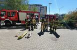 Ćwiczenia straży pożarnej w akadmiku UMCS (zdjęcie 3)