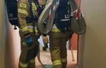 Ćwiczenia straży pożarnej w akadmiku UMCS (zdjęcie 4)