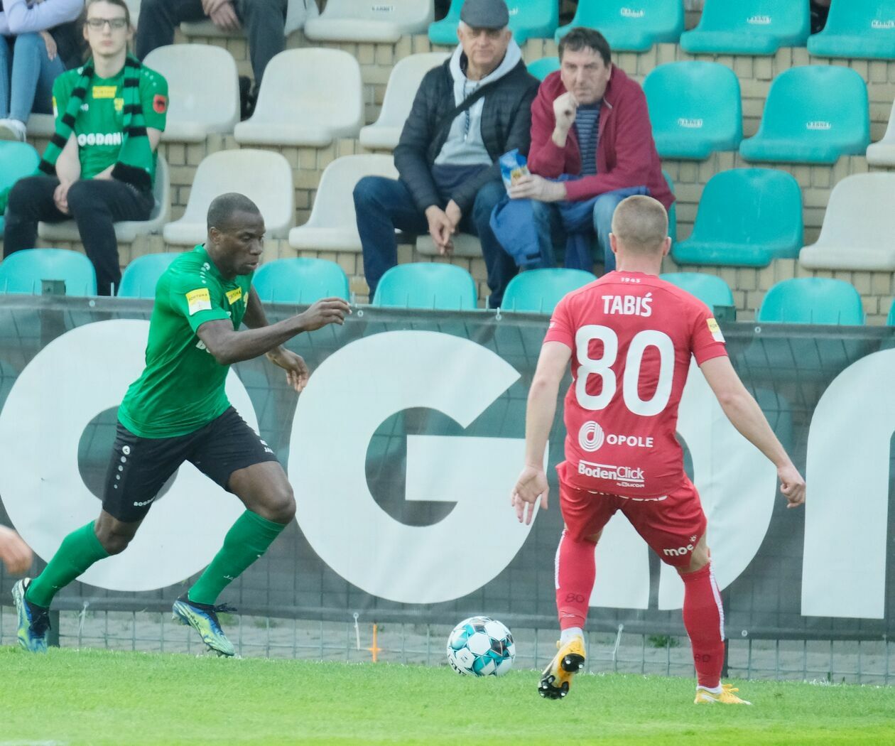  Górnik Łęczna - Odra Opole 1:1 (zdjęcie 1) - Autor: Maciej Kaczanowski