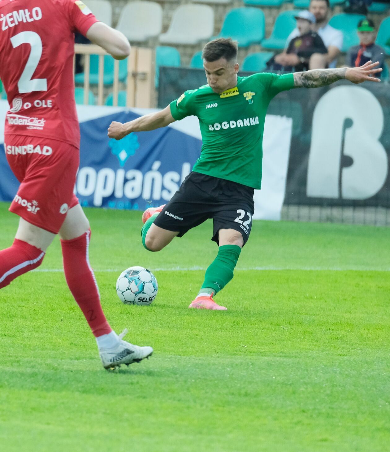  Górnik Łęczna - Odra Opole 1:1 (zdjęcie 1) - Autor: Maciej Kaczanowski