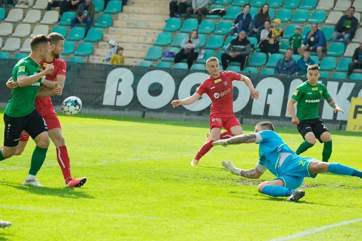  Górnik Łęczna - Odra Opole 1:1 (zdjęcie 1) - Autor: Maciej Kaczanowski