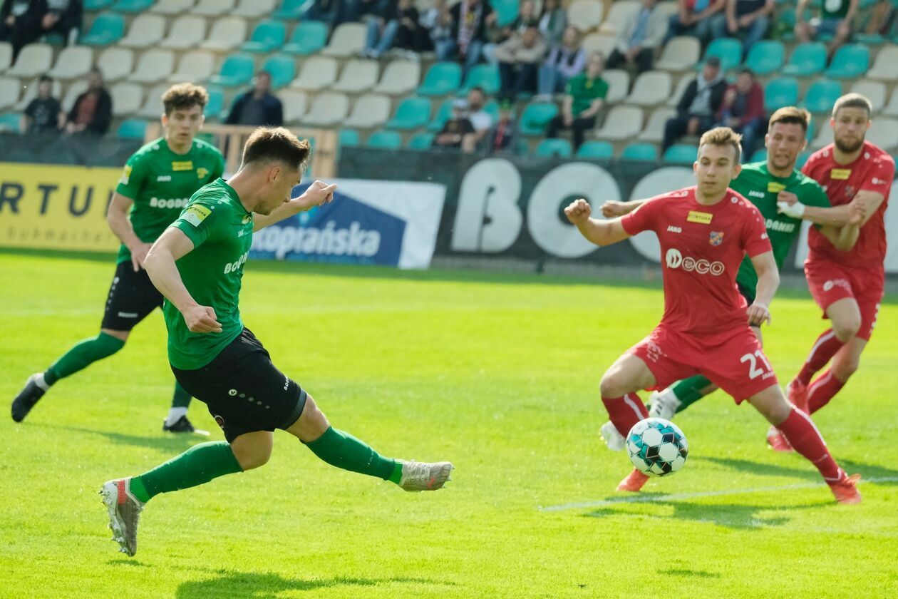  Górnik Łęczna - Odra Opole 1:1 (zdjęcie 1) - Autor: Maciej Kaczanowski