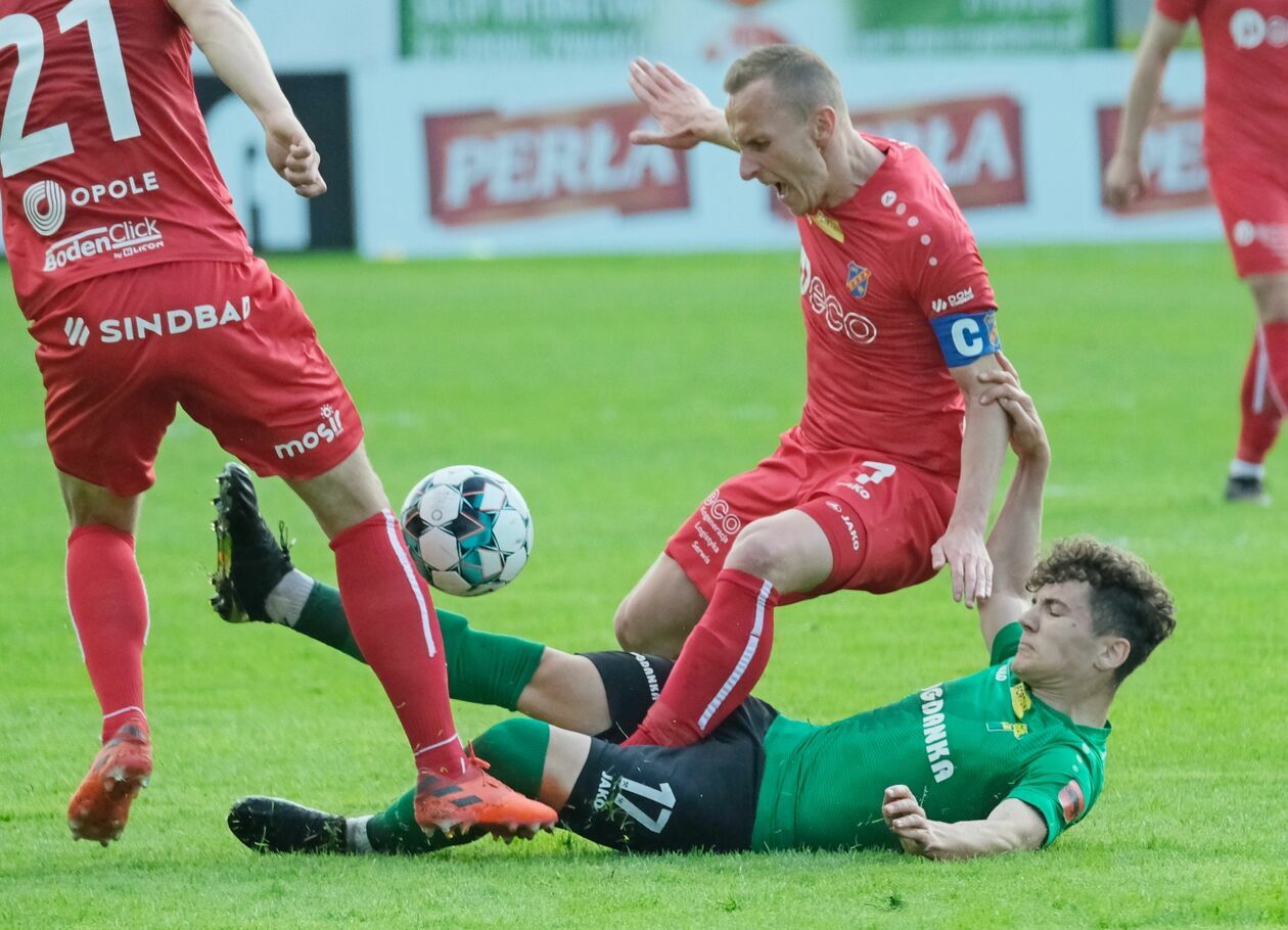  Górnik Łęczna - Odra Opole 1:1 (zdjęcie 1) - Autor: Maciej Kaczanowski