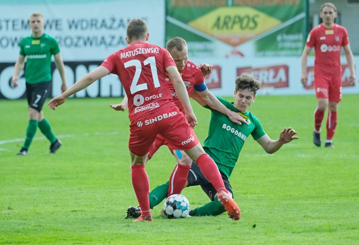  Górnik Łęczna - Odra Opole 1:1 (zdjęcie 1) - Autor: Maciej Kaczanowski