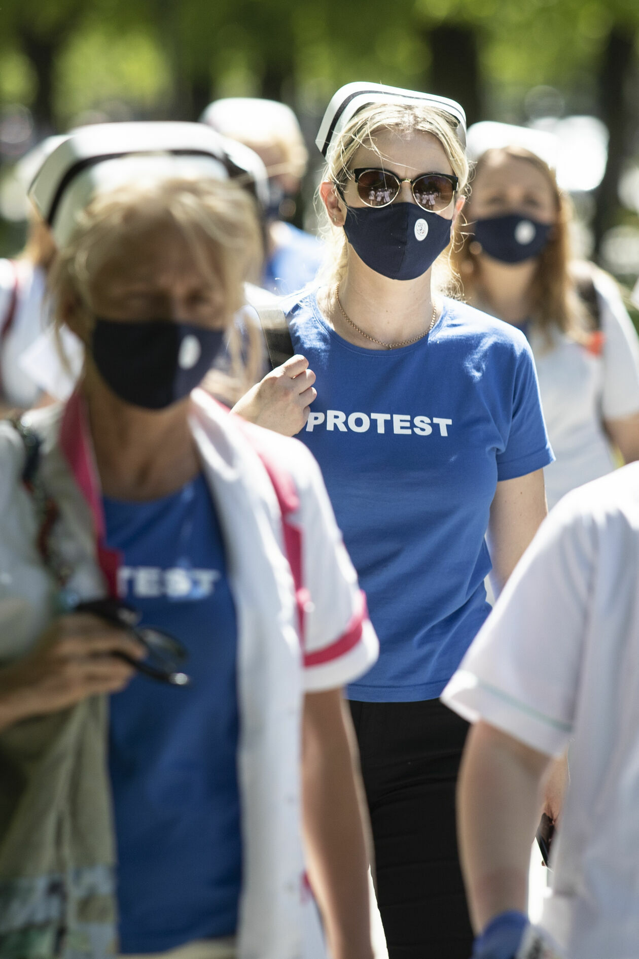  Protest pielęgniarek w Warszawie (zdjęcie 1) - Autor: Jacek Szydłowski