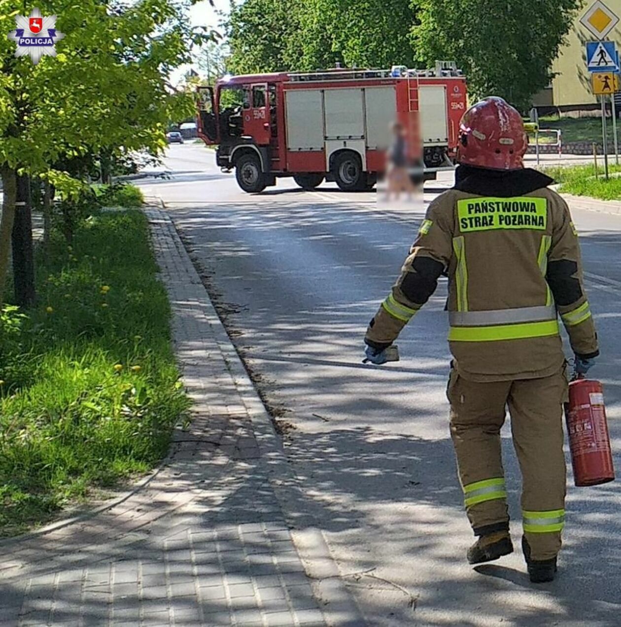 Tragiczny pożar we Włodawie (zdjęcie 1) - Autor: Policja