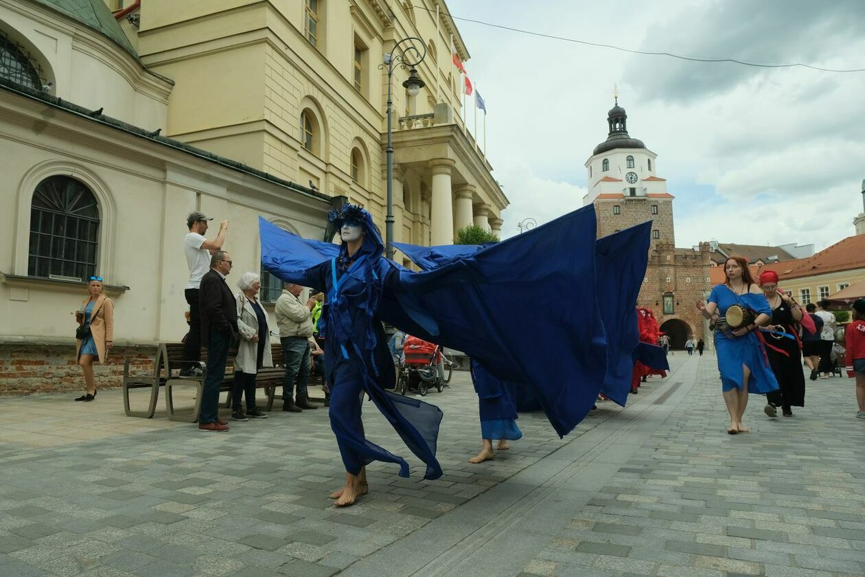  Milczący marsz dla Polesia. Performance Extinction Rebellion (zdjęcie 1) - Autor: Maciej Kaczanowski 