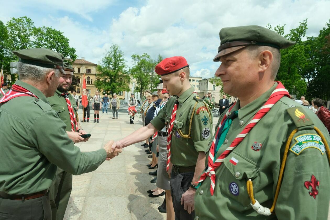  Uroczysta inauguracja obchodów 100-lecia Chorągwi Lubelskiej ZHP (zdjęcie 1) - Autor: Maciej Kaczanowski 