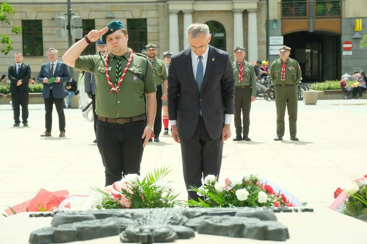  Uroczysta inauguracja obchodów 100-lecia Chorągwi Lubelskiej ZHP (zdjęcie 1) - Autor: Maciej Kaczanowski 
