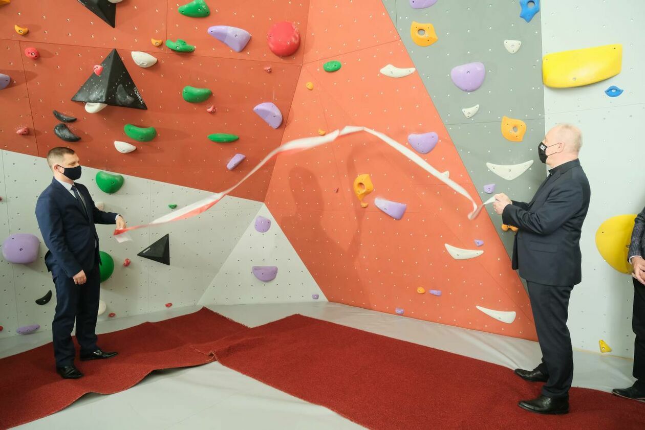  Nowa ścianka wspinaczkowa do boulderingu w hali sportowej KUL (zdjęcie 1) - Autor: Maciej Kaczanowski