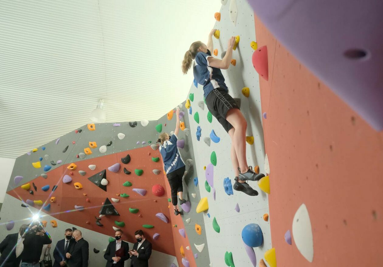  Nowa ścianka wspinaczkowa do boulderingu w hali sportowej KUL (zdjęcie 1) - Autor: Maciej Kaczanowski