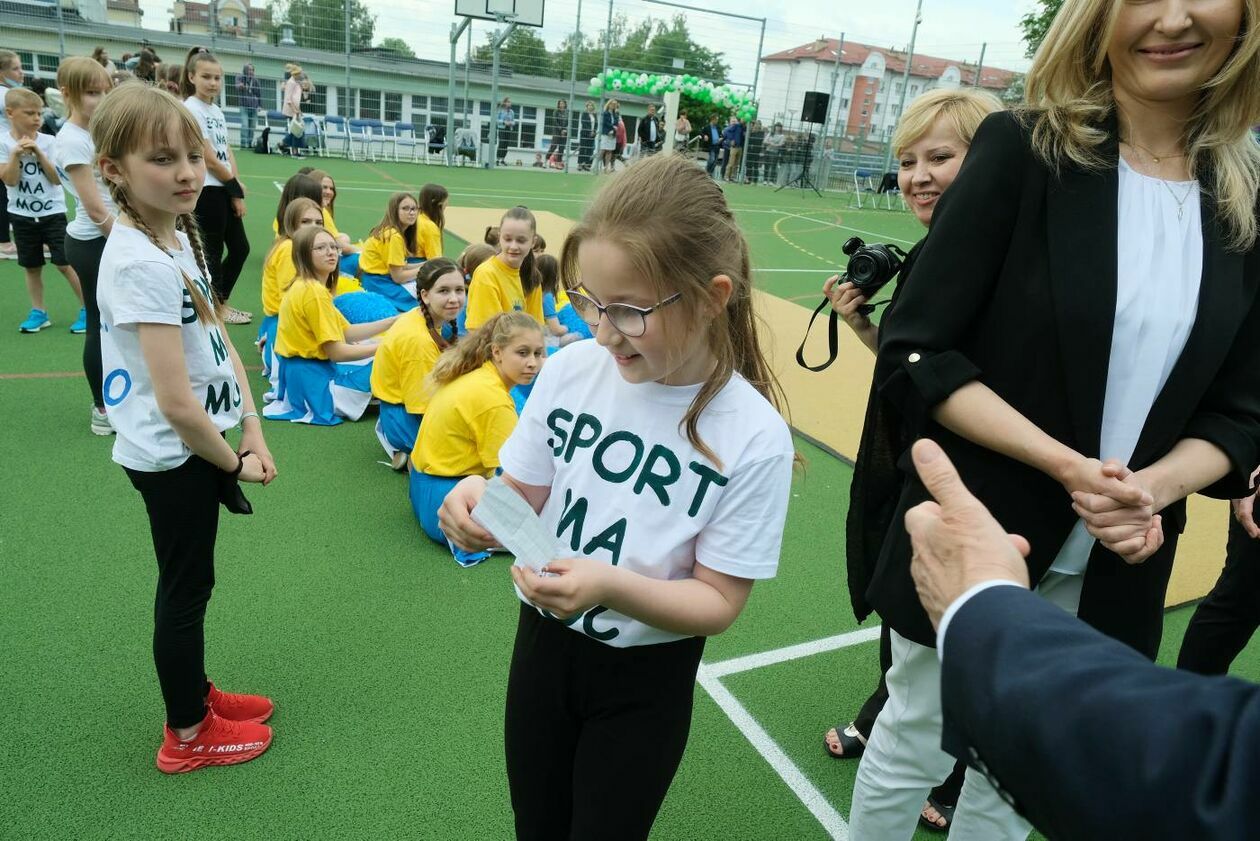  Otwarcie nowego boiska przy Szkole Podstawowej nr 30 w Lublinie (zdjęcie 1) - Autor: Maciej Kaczanowski