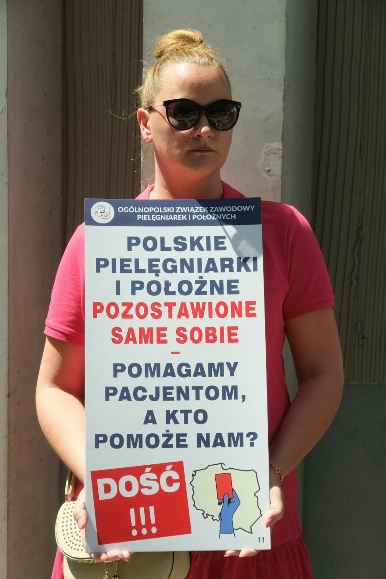  Protest pielęgniarek i położnych w Lublinie (zdjęcie 1) - Autor: Maciej Kaczanowski