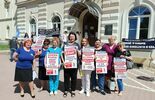 Protest pielęgniarek i położnych w Lublinie (zdjęcie 5)