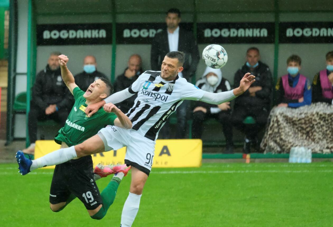  Górnik Łęczna – Sandecja Nowy Sącz 3:0 (zdjęcie 1) - Autor: Maciej Kaczanowski