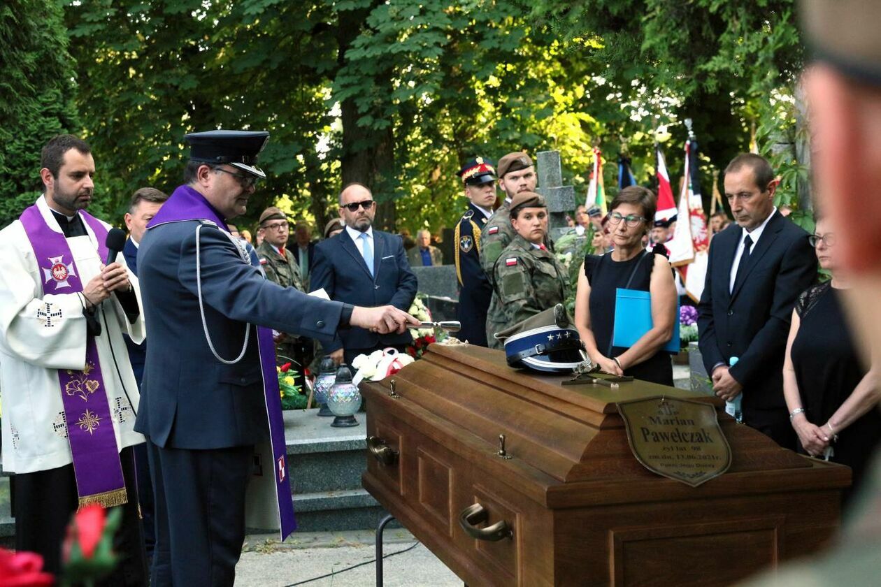  Pogrzeb płk. Mariana Pawełczaka ps Morwa (zdjęcie 1) - Autor: Maciej Kaczanowski