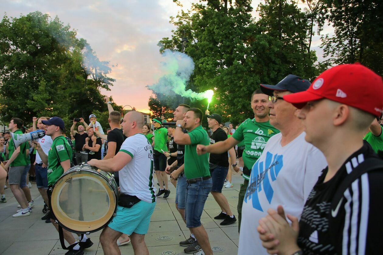 Wielka feta w Łęcznej po awansie GKS do Ekstraklasy (zdjęcie 67) - Autor: Piotr Michalski