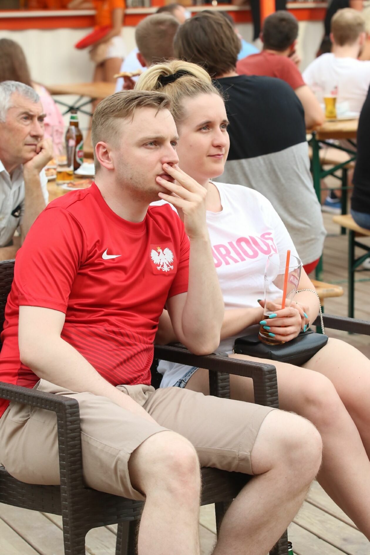  Polska - Szwecja w strefie kibica nad Zalewem Zemborzyckim (zdjęcie 58) - Autor: Piotr Michalski