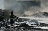 Pożar w sortowni odpadów przy ul. Budowlanej (zdjęcie 5)