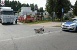 Potrącenie rowerzysty w Biłgoraju (zdjęcie 2)