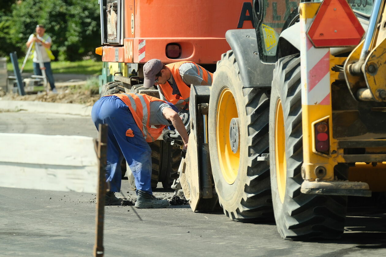  Prace drogowe na Al. Racławickich (zdjęcie 26) - Autor: Maciej Kaczanowski