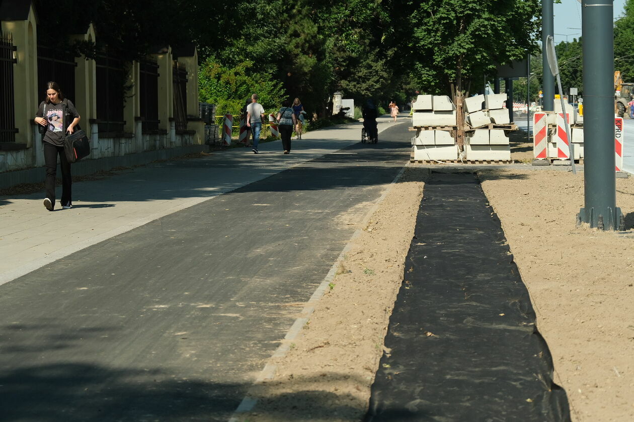  Prace drogowe na Al. Racławickich (zdjęcie 14) - Autor: Maciej Kaczanowski