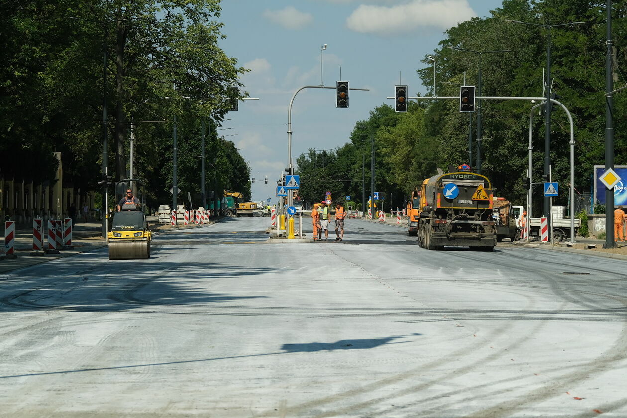  Prace drogowe na Al. Racławickich (zdjęcie 44) - Autor: Maciej Kaczanowski