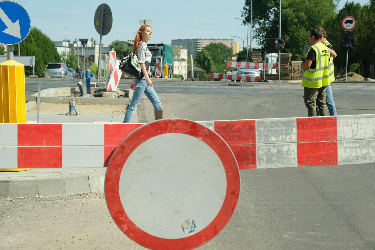  Prace drogowe na Al. Racławickich (zdjęcie 28) - Autor: Maciej Kaczanowski