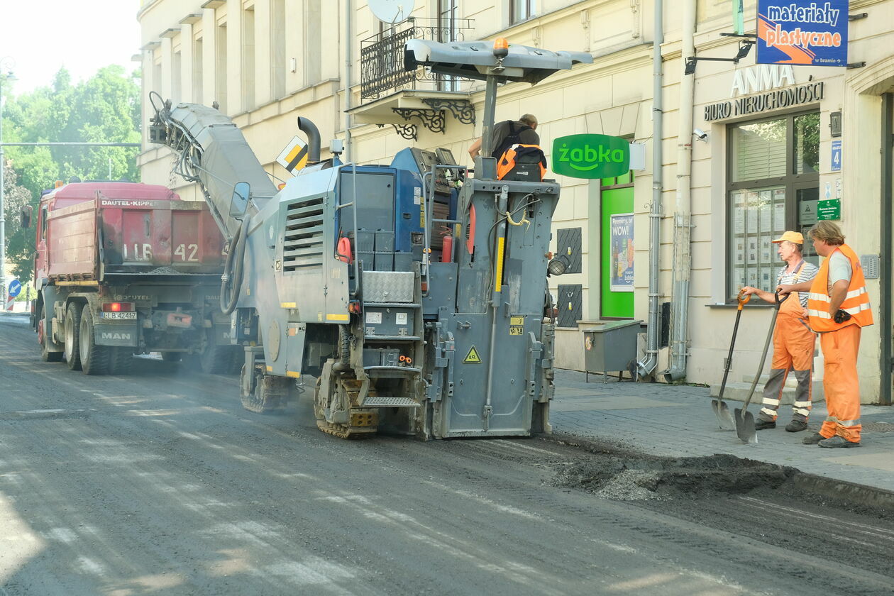  Zamknięta ul. 3 Maja i prace remontowe na Kołłątaja w Lublinie (zdjęcie 10) - Autor: Maciej Kaczanowski