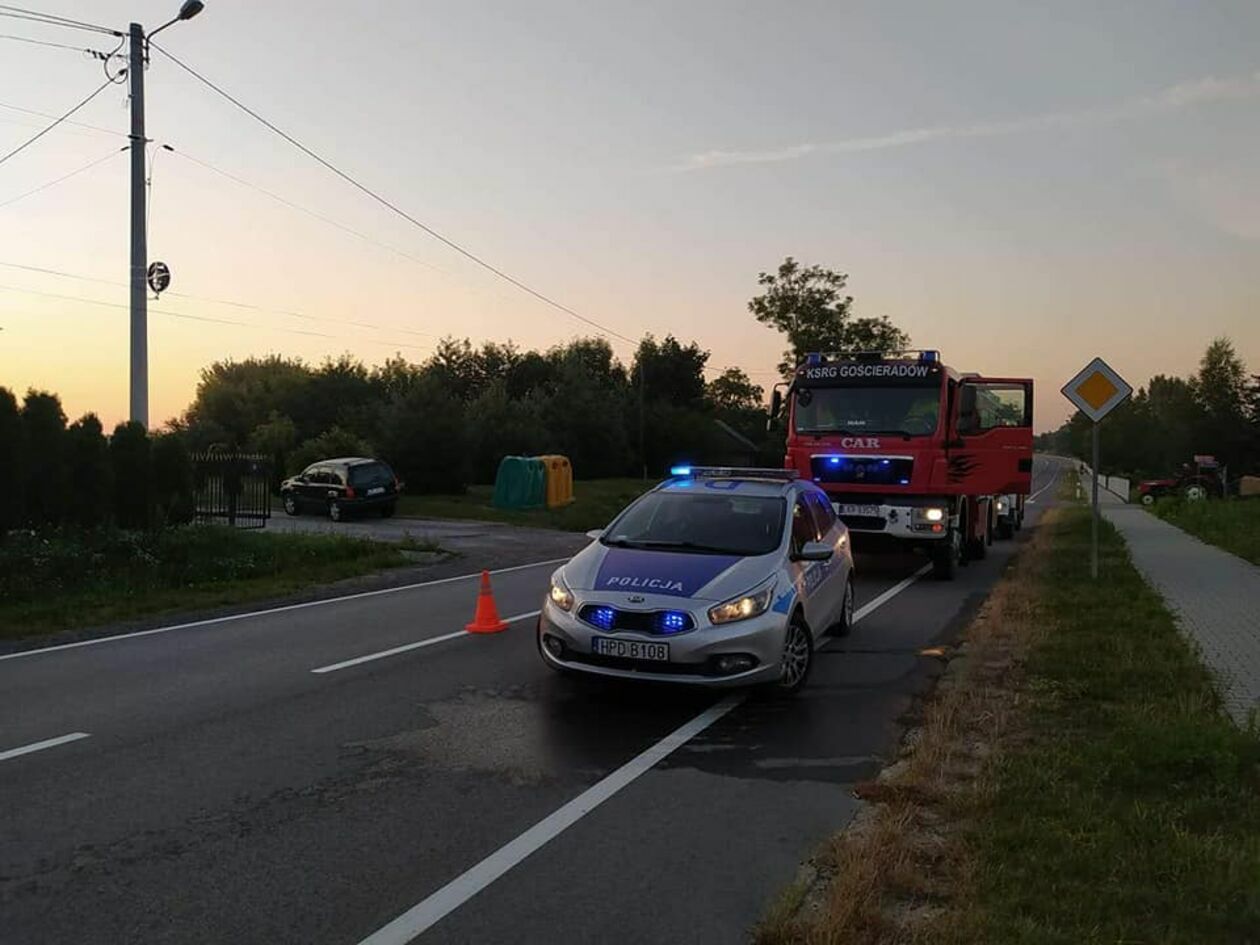  Wypadek w Annopolu  - Autor: Ochotnicza Straż Pożarna w Gościeradowie