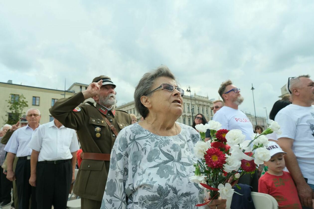  77. rocznica wybuchu Powstania Warszawskiego. Obchody w Lublinie (zdjęcie 17) - Autor: Maciej Kaczanowski