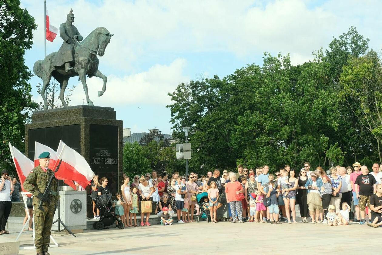  77. rocznica wybuchu Powstania Warszawskiego. Obchody w Lublinie (zdjęcie 9) - Autor: Maciej Kaczanowski